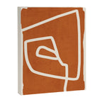 abstract minimal 57 Terracota Canvas Print Gallery Image 6