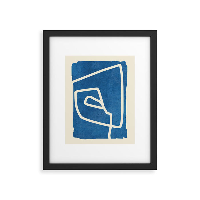 abstract minimal 57 Framed Art Print Gallery Image 1