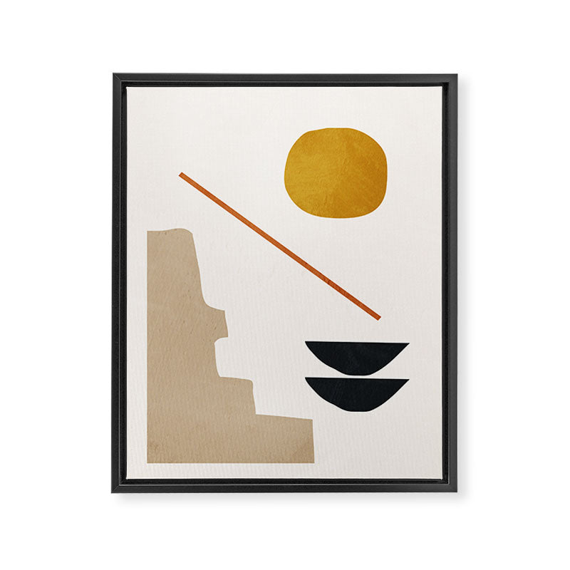 abstract minimal 6 Framed Canvas Print Gallery Image 6