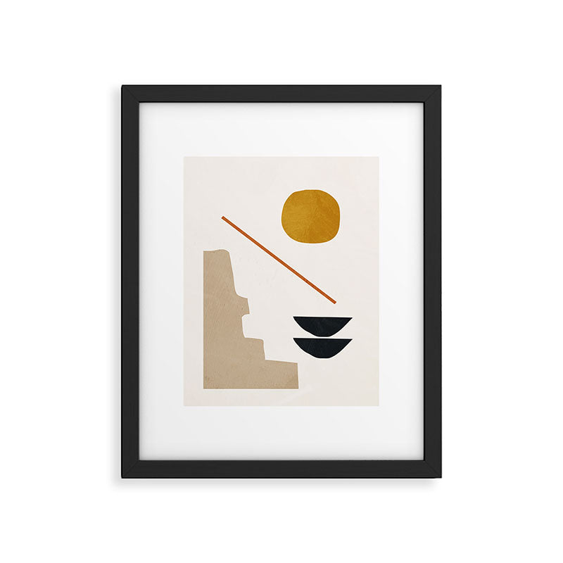 abstract minimal 6 Framed Art Print Gallery Image 5