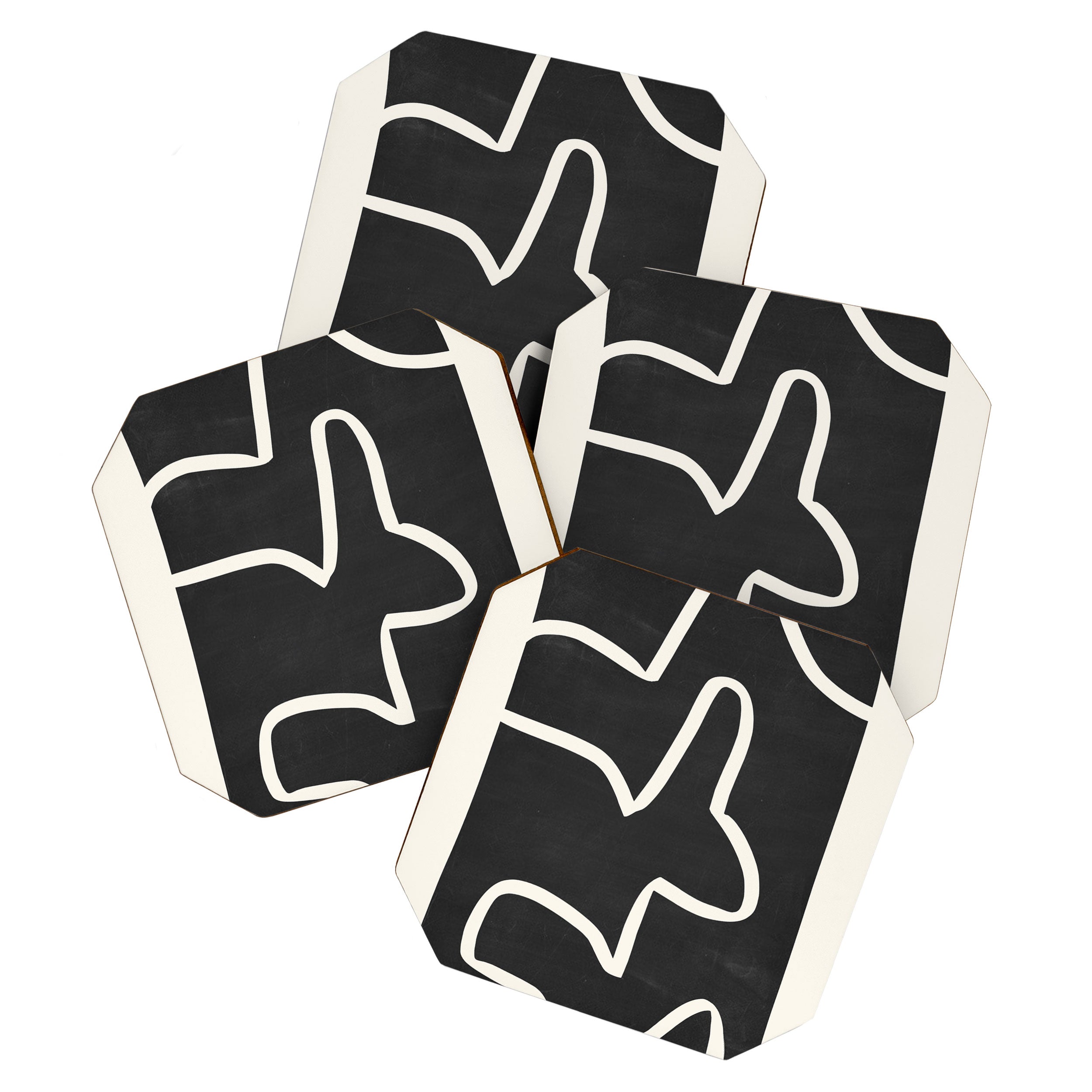 abstract minimal 61 Coaster Gallery Image 1