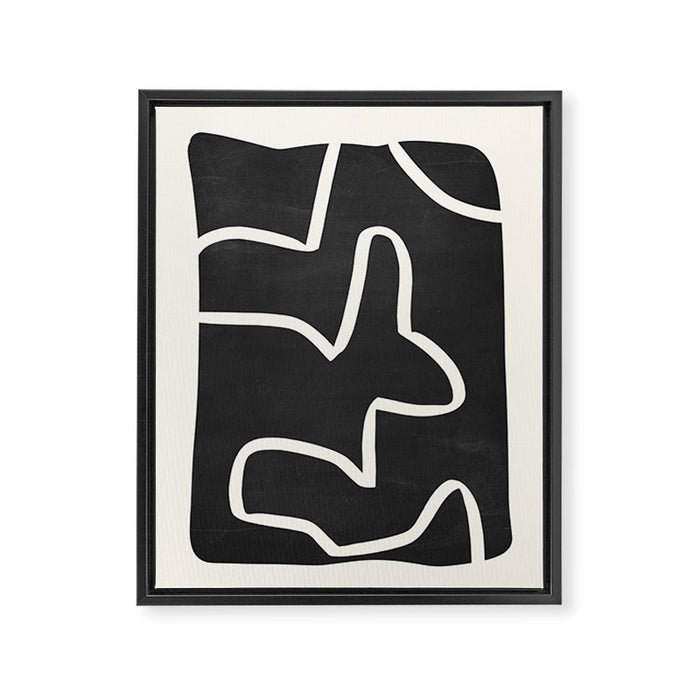 abstract minimal 61 Framed Canvas Print Gallery Image 1