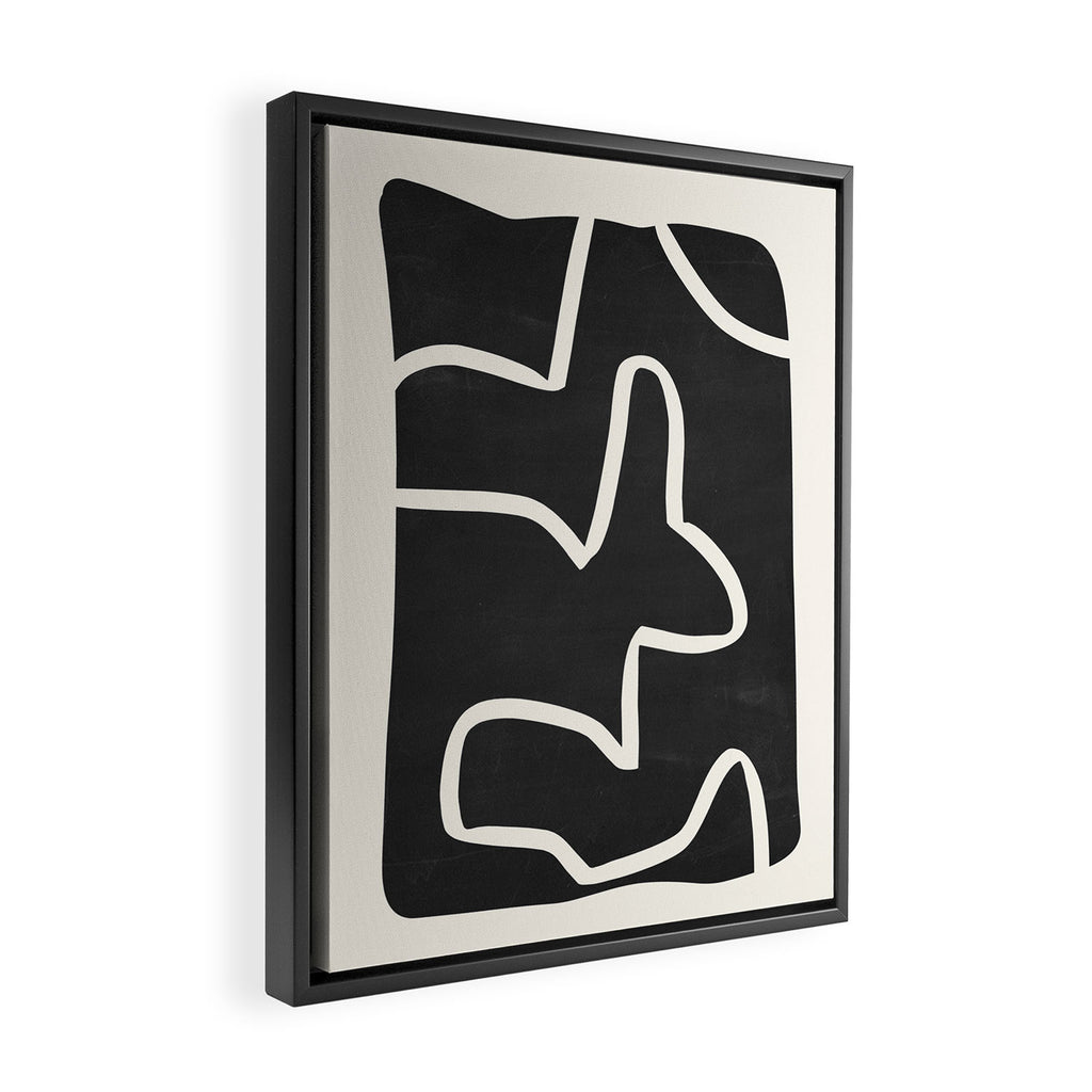 abstract minimal 61 Framed Canvas Print Gallery Image 2