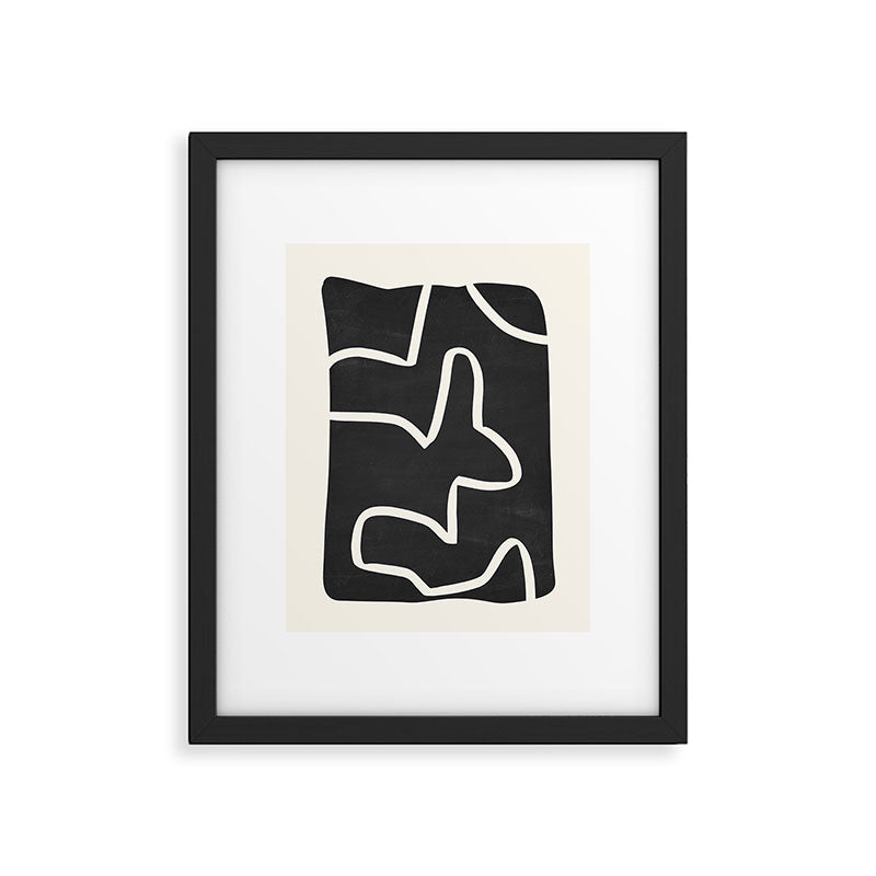 abstract minimal 61 Framed Art Print Gallery Image 5