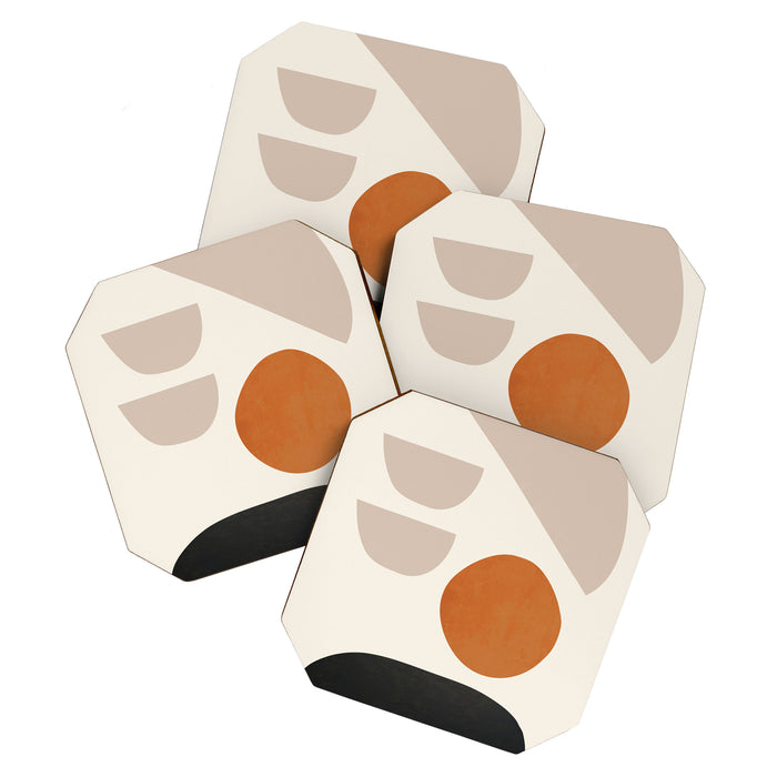 abstract minimal 62 Coaster Gallery Image 1