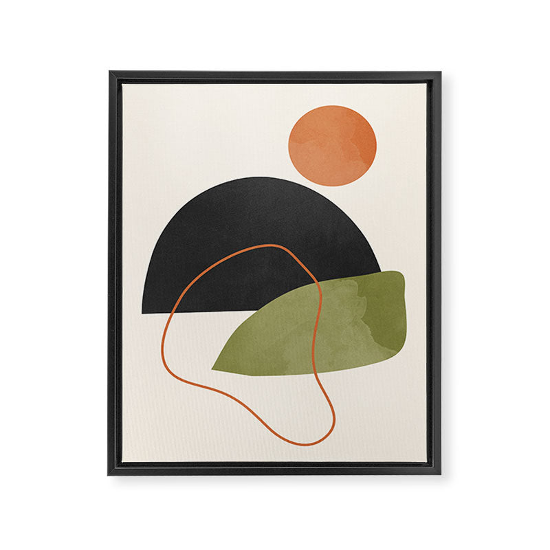 abstract minimal 64 Framed Canvas Print Gallery Image 6