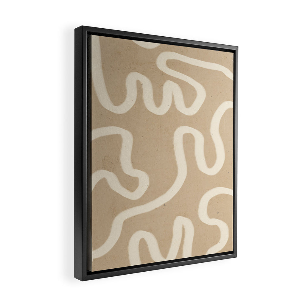 Organic Flow Framed Canvas Print Gallery Image 2