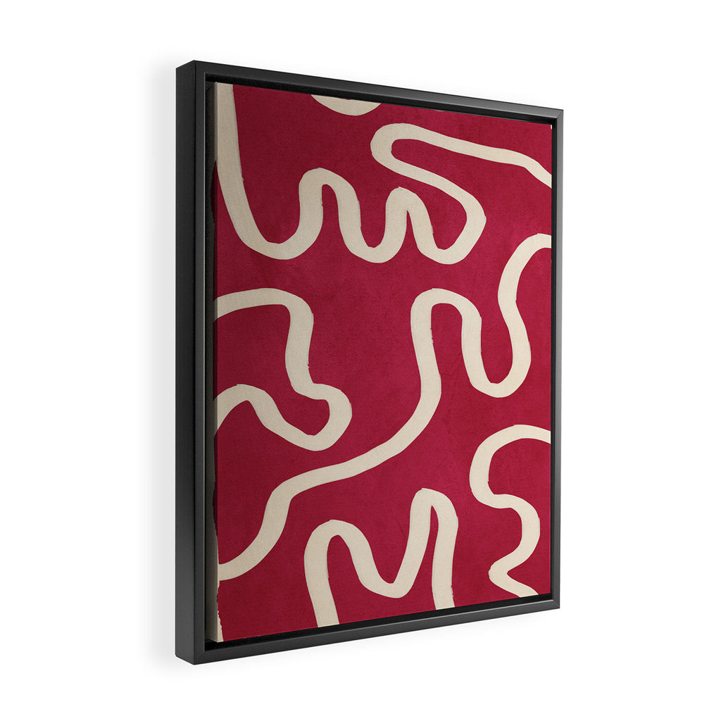 abstract minimal 65/2 Framed Canvas Print Gallery Image 2