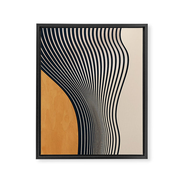 abstract minimal 75 Framed Canvas Print Gallery Image 1