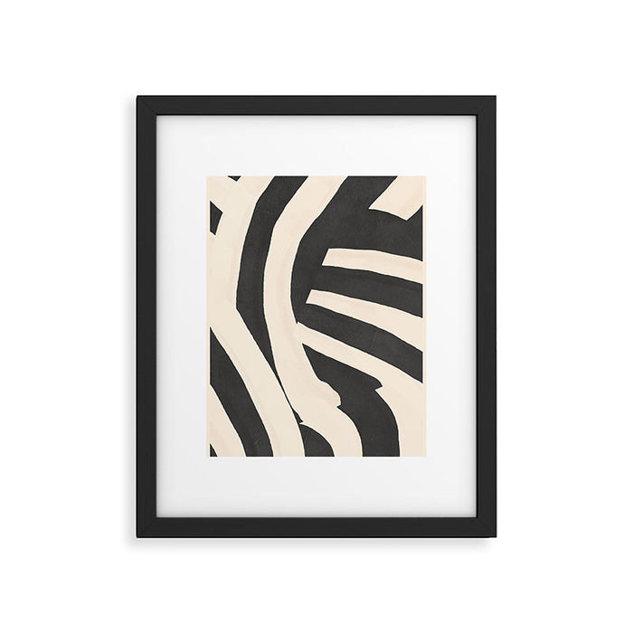 abstract minimal 80 Framed Art Print Gallery Image 1