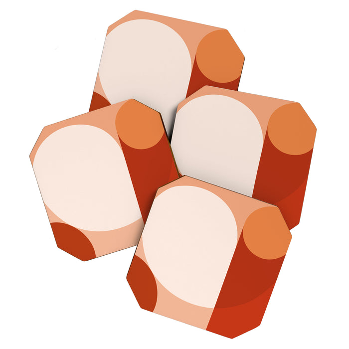 abstract minimal 9 Coaster Gallery Image 1