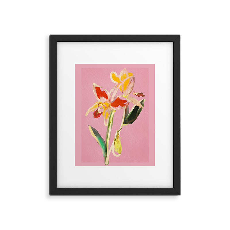 Abstract Minimal Flowers 11 Framed Art Print Gallery Image 4