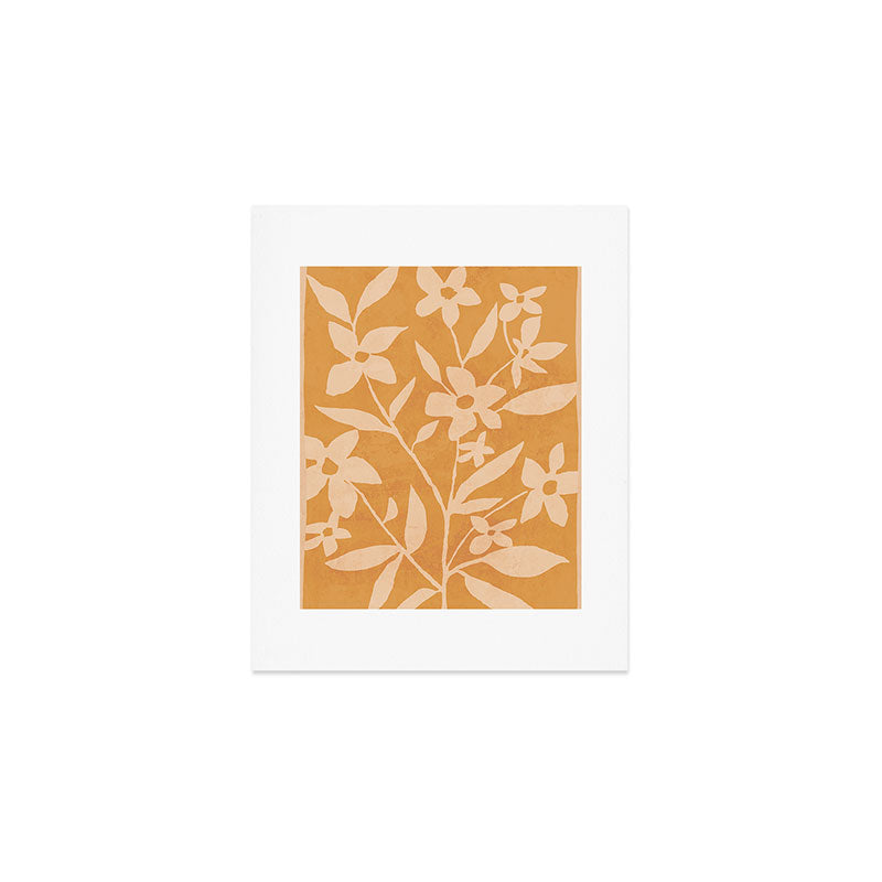 Abstract Minimal Flowers 14 Art Print Gallery Image 1