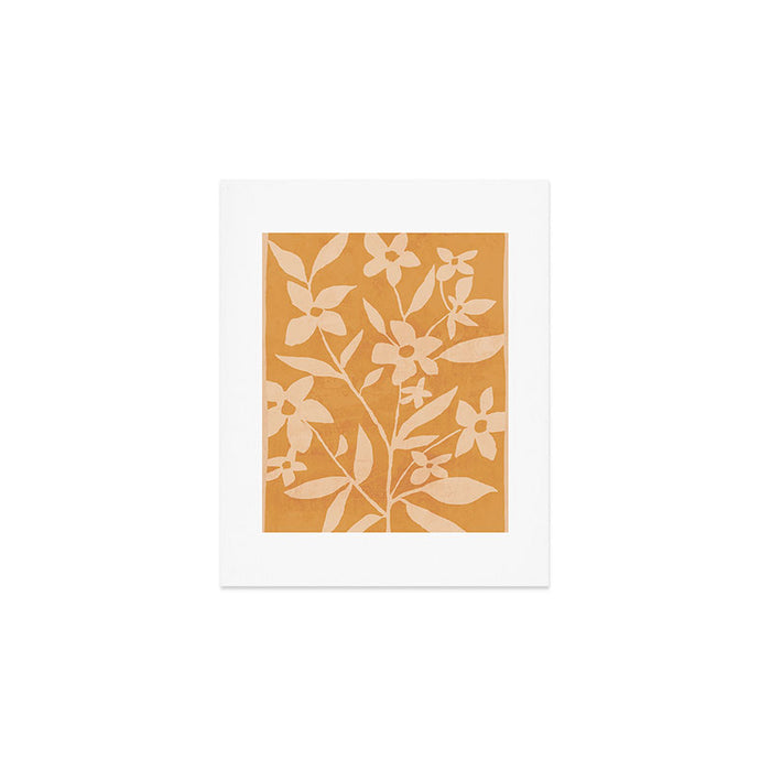 Abstract Minimal Flowers 14 Art Print Gallery Image 1