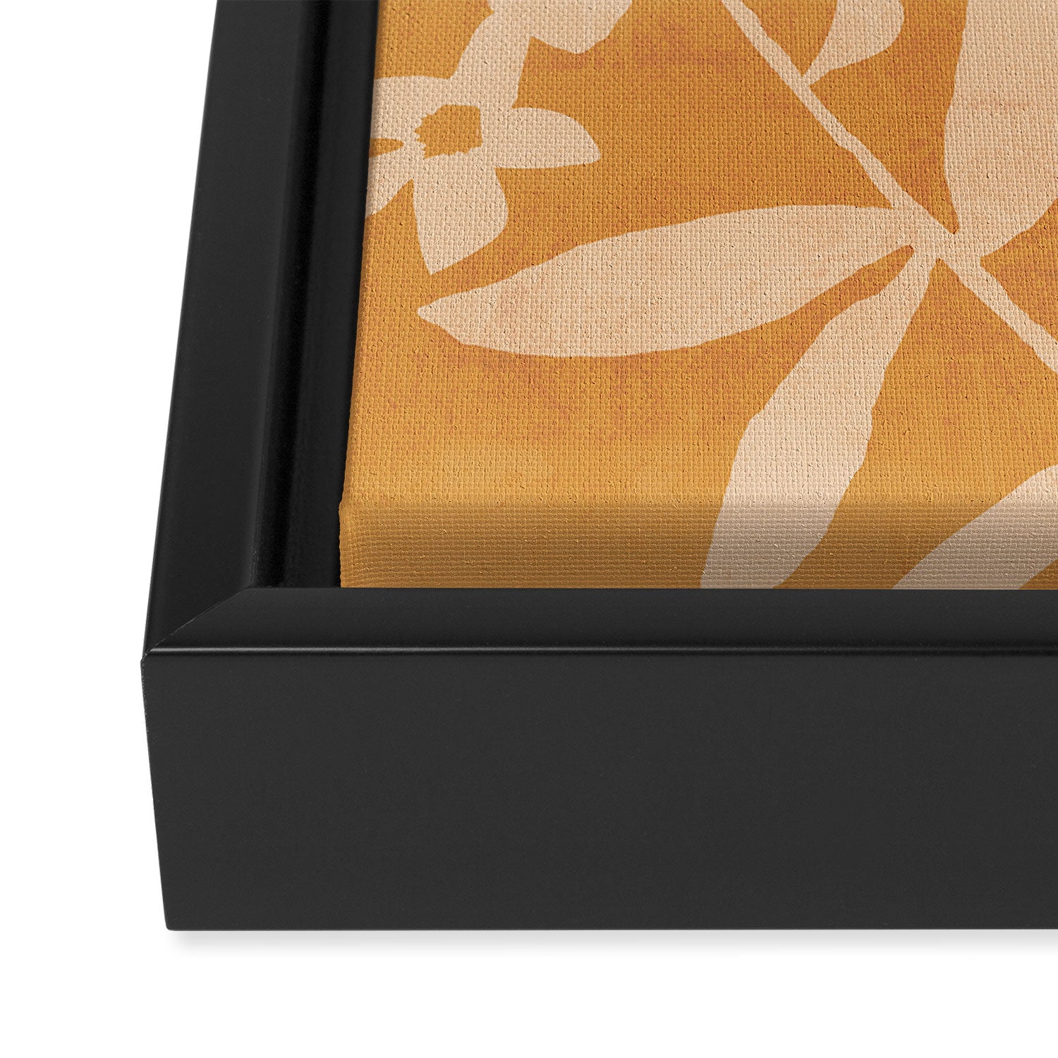 Abstract Minimal Flowers 14 Framed Canvas Print Gallery Image 3