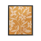Abstract Minimal Flowers 14 Framed Canvas Print Gallery Image 6