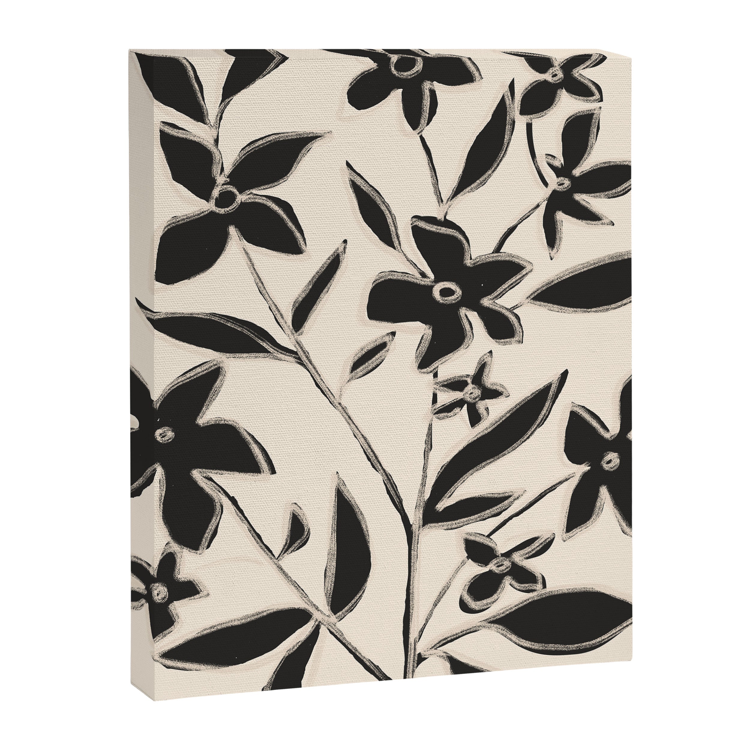 Abstract Minimal Flowers 16 Canvas Print Gallery Image 6
