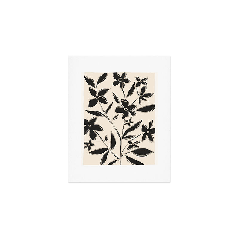 Abstract Minimal Flowers 16 Art Print Gallery Image 1