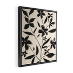 Abstract Minimal Flowers 16 Framed Canvas Print Gallery Image 2