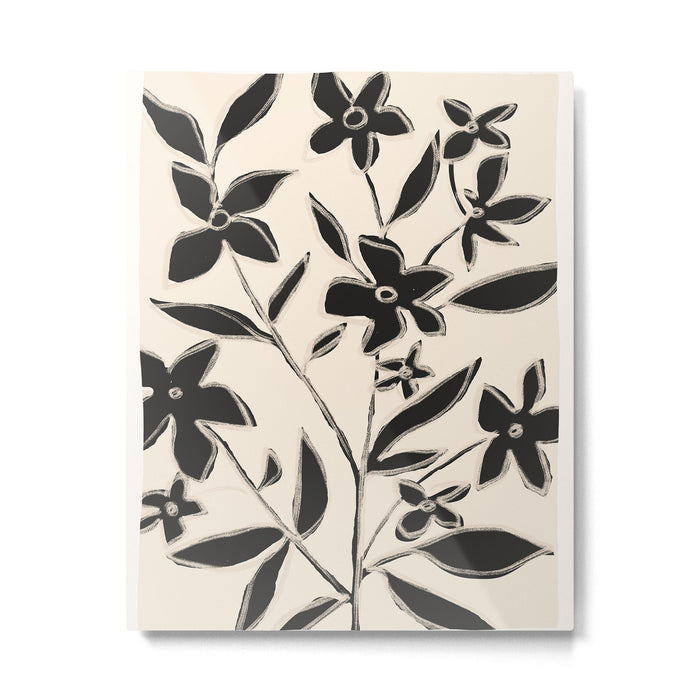 Abstract Minimal Flowers 16 Metal Print Gallery Image 1