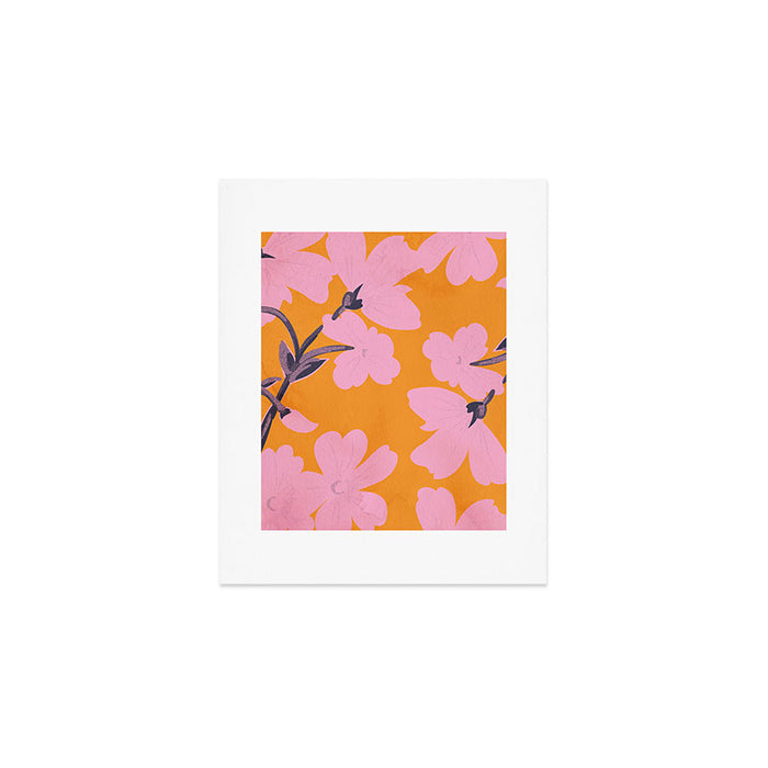 Abstract Minimal Flowers 18 Art Print Gallery Image 1