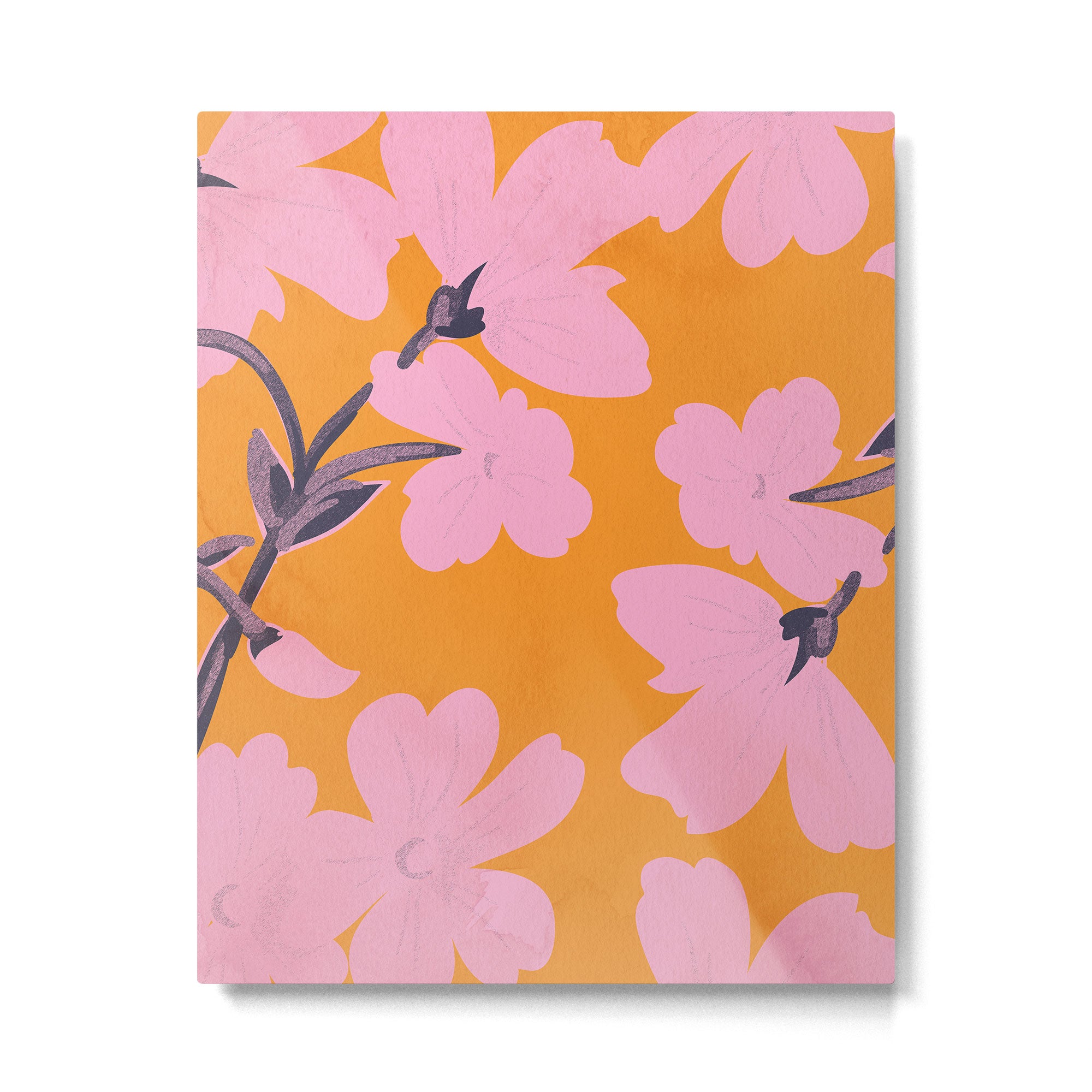 Abstract Minimal Flowers 18 Metal Print Gallery Image 4