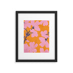 Abstract Minimal Flowers 18 Framed Art Print Gallery Image 5