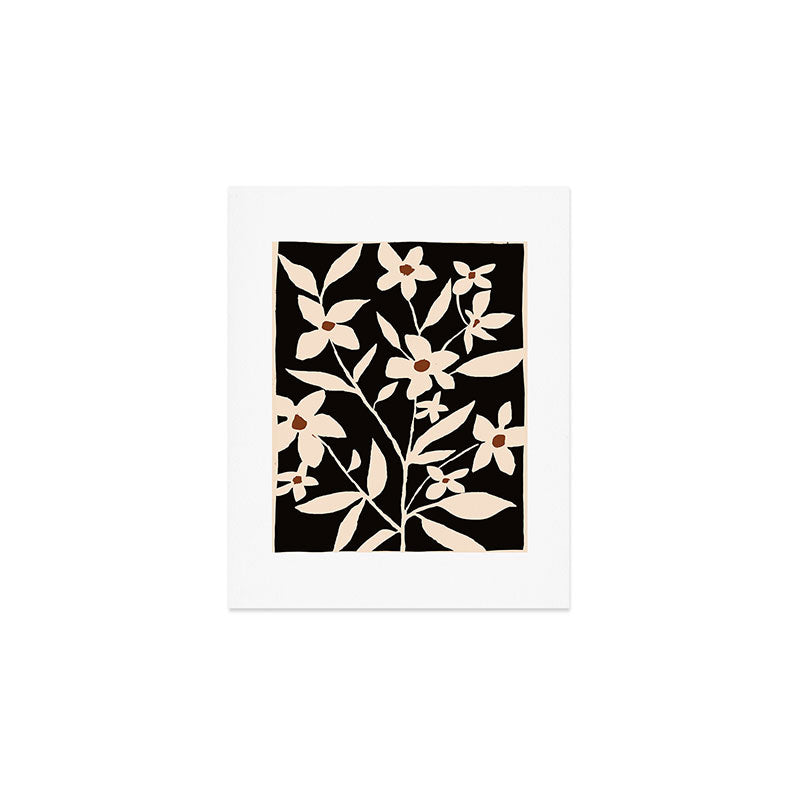 Abstract Minimal Flowers 29 Art Print Gallery Image 1