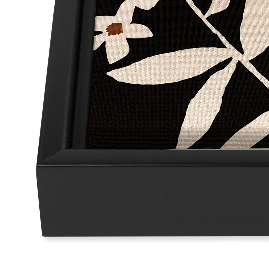 Abstract Minimal Flowers 29 Framed Canvas Print Gallery Image 3