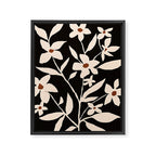 Abstract Minimal Flowers 29 Framed Canvas Print Gallery Image 6