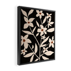 Abstract Minimal Flowers 29 Framed Canvas Print Gallery Image 2