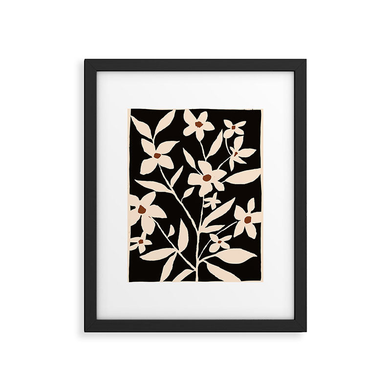 Abstract Minimal Flowers 29 Framed Art Print Gallery Image 5