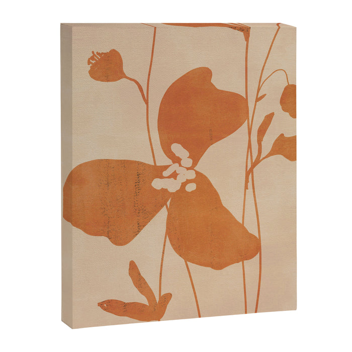Abstract Minimal Flowers 3 Canvas Print Gallery Image 1