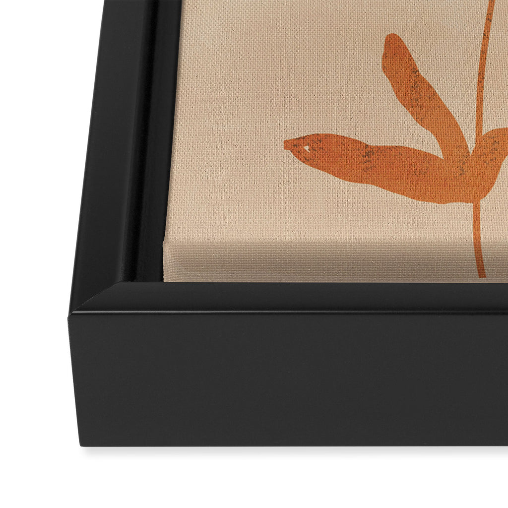 Abstract Minimal Flowers 3 Framed Canvas Print Gallery Image 3