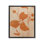 Abstract Minimal Flowers 3 Framed Canvas Print Gallery Image 6