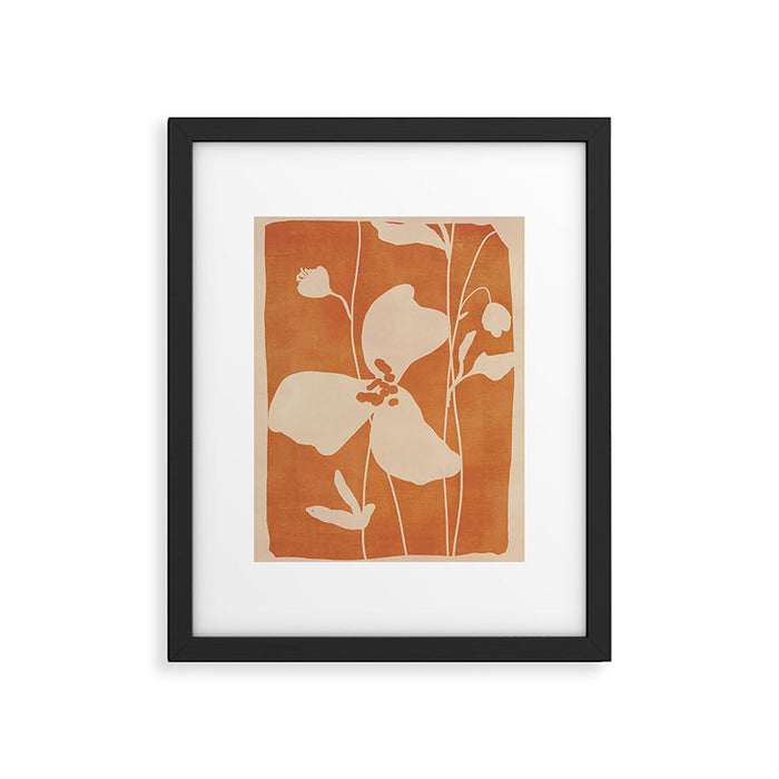 Abstract Minimal Flowers 4 Framed Art Print Gallery Image 1