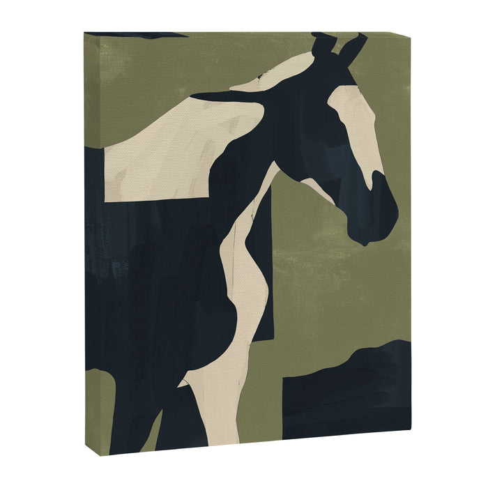 Abstract Minimal Horse 4 Canvas Print Gallery Image 1