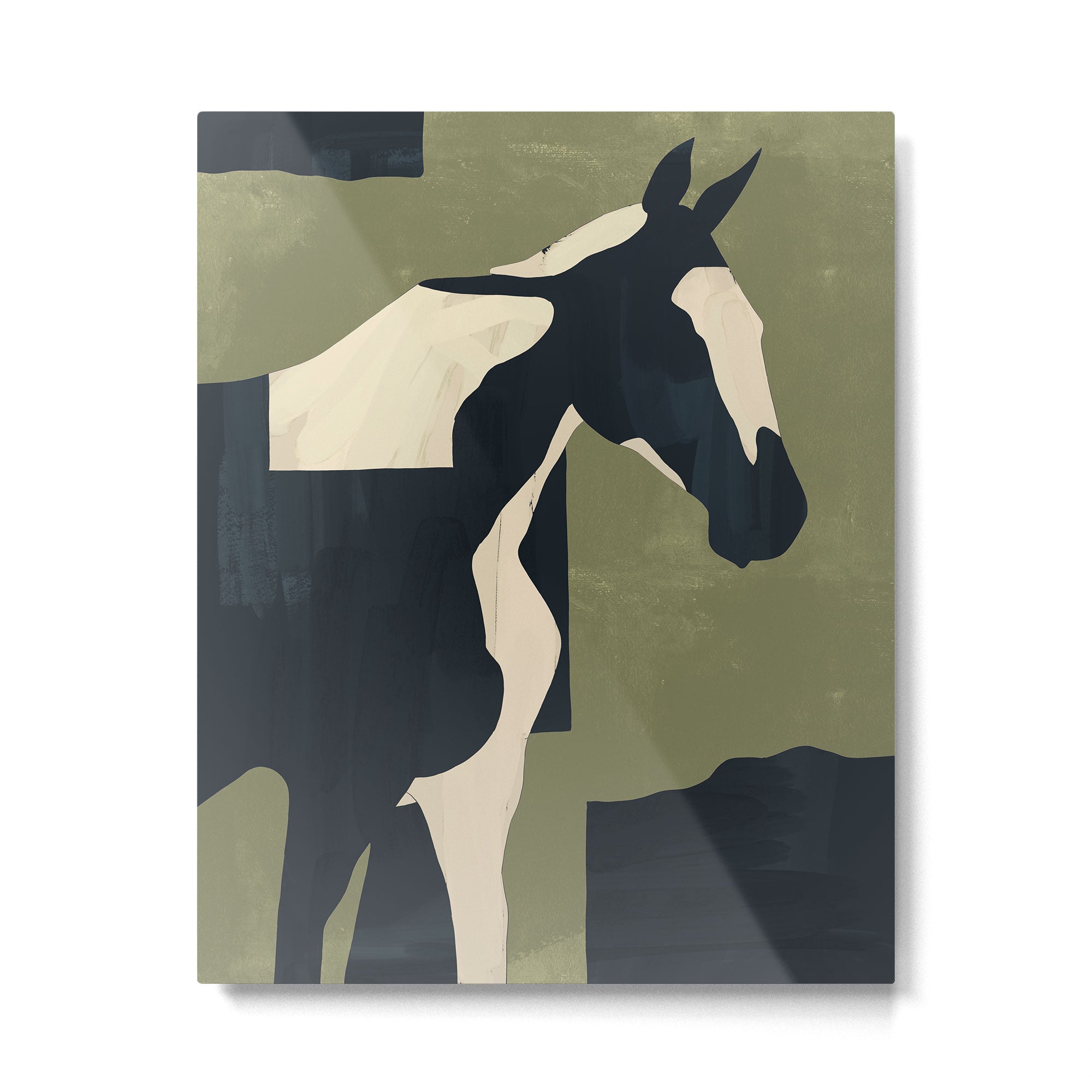 Abstract Minimal Horse 4 Metal Print Gallery Image 6