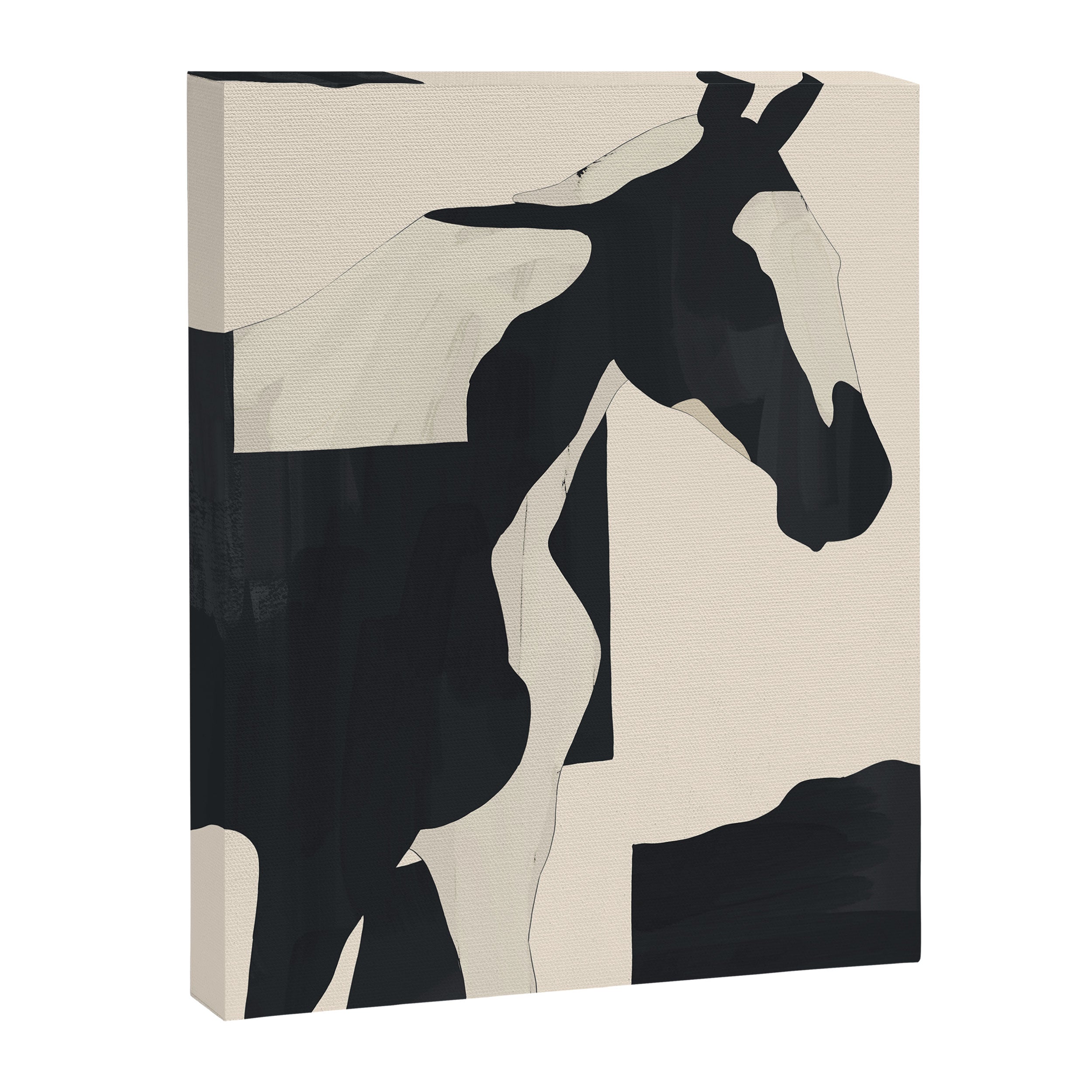 Abstract Minimal Horse 5 Canvas Print Gallery Image 6
