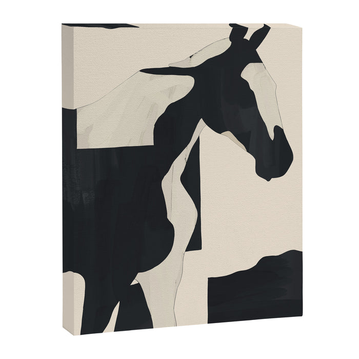 Abstract Minimal Horse 5 Canvas Print Gallery Image 1
