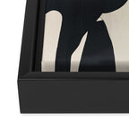 Abstract Minimal Horse 5 Framed Canvas Print Gallery Image 3