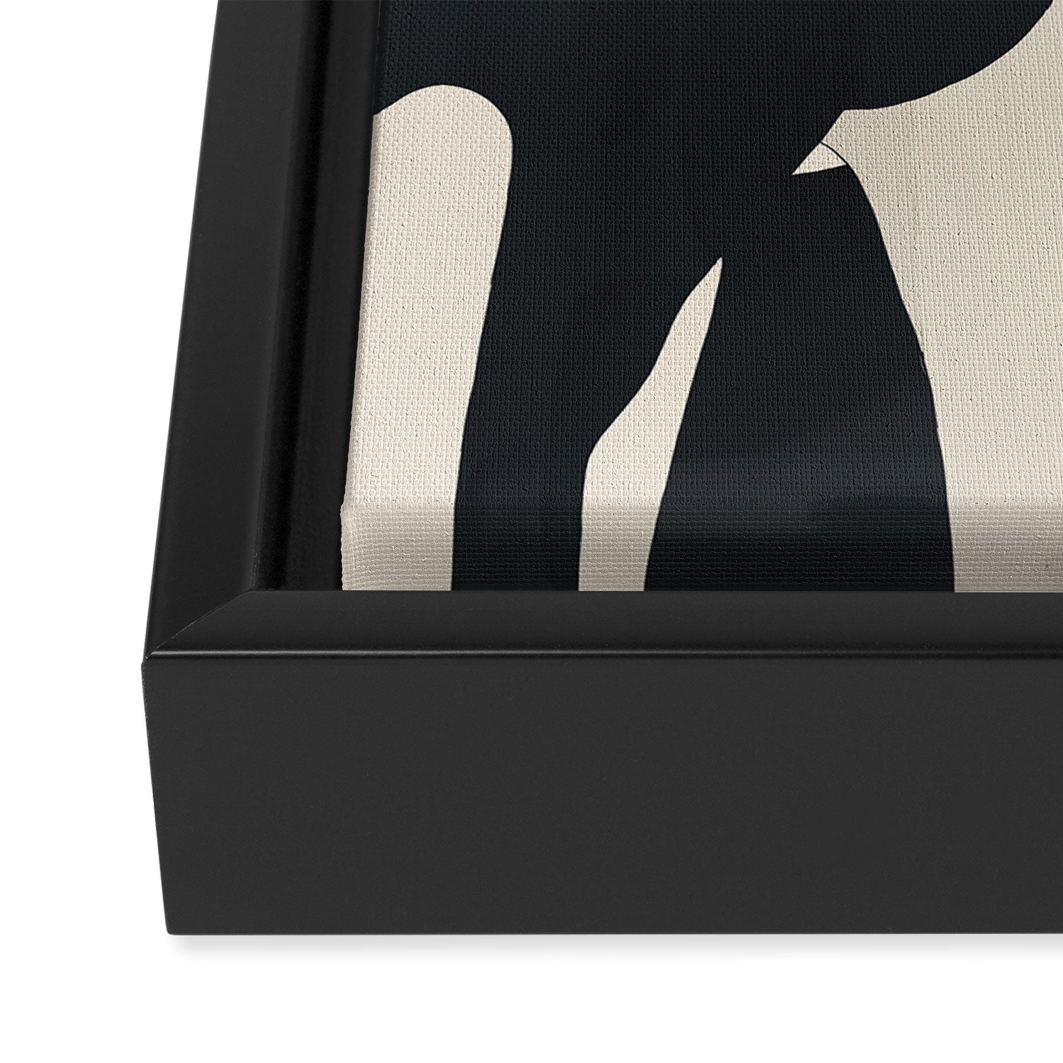 Abstract Minimal Horse 5 Framed Canvas Print Gallery Image 3