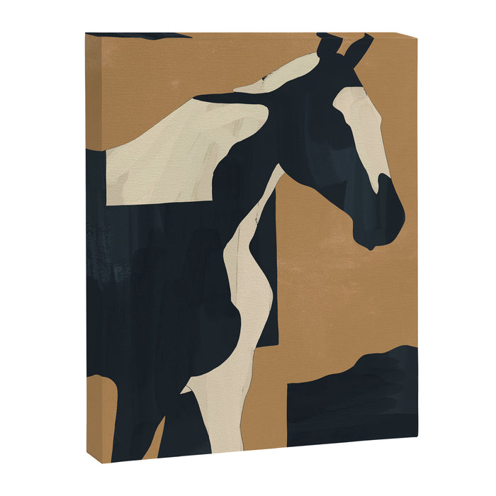 Abstract Minimal Horse 6 Canvas Print Gallery Image 1