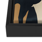 Abstract Minimal Horse 6 Framed Canvas Print Gallery Image 3