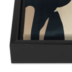 Abstract Minimal Horse 7 Framed Canvas Print Gallery Image 3