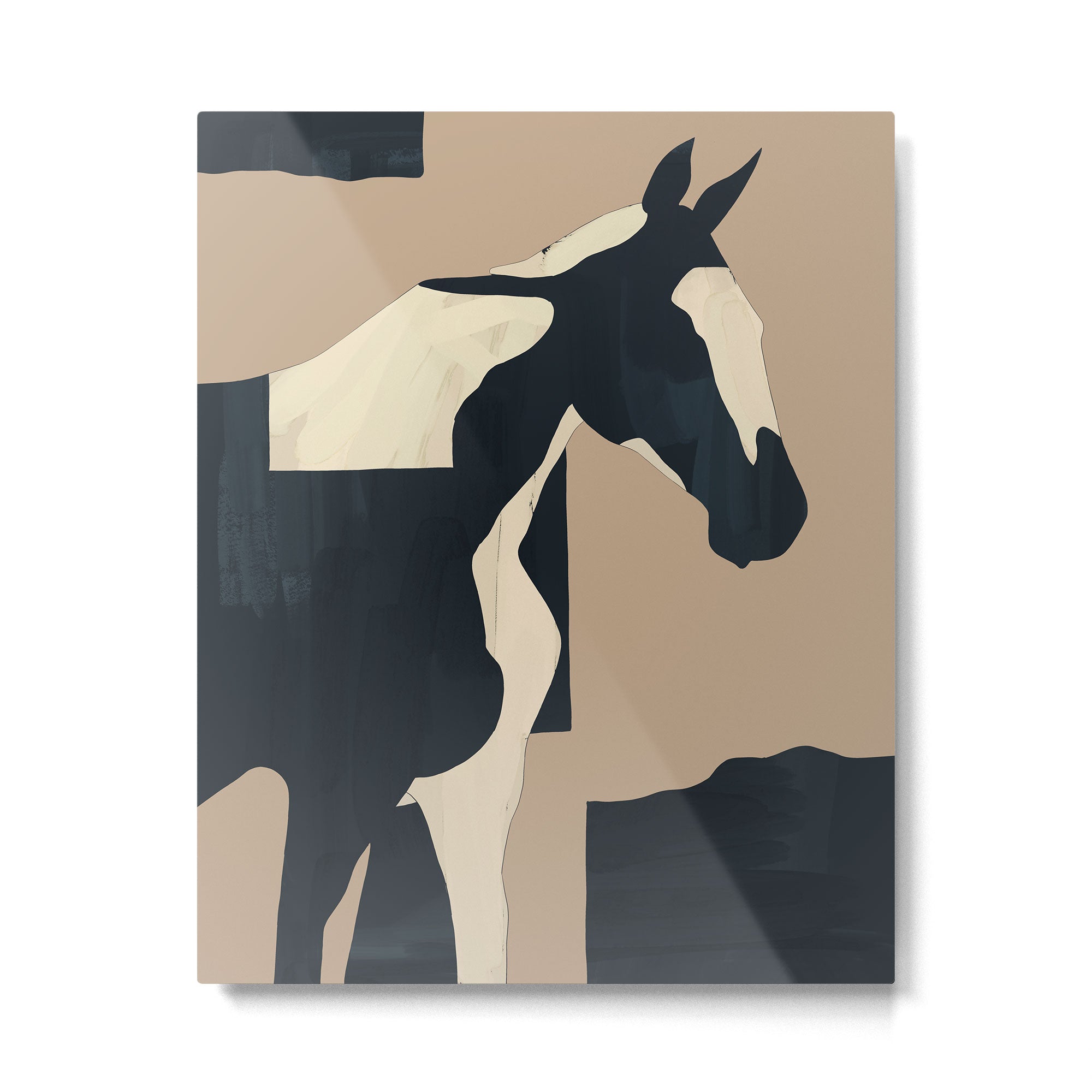 Abstract Minimal Horse 7 Metal Print Gallery Image 4