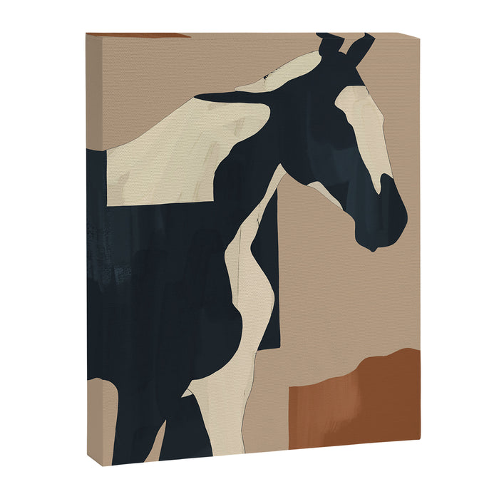 Abstract Minimal Horse 8 Canvas Print Gallery Image 1