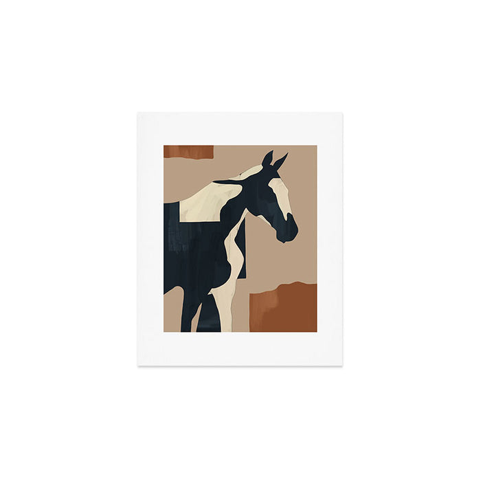 Abstract Minimal Horse 8 Art Print Gallery Image 1
