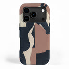 Abstract Minimal Horse Mocha Mousse iPhone Case Gallery Image 1