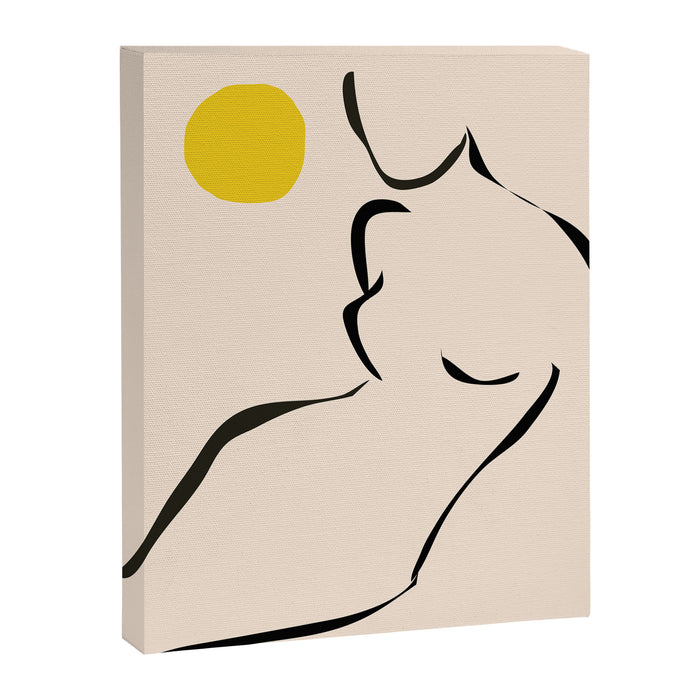 abstract minimal nude Canvas Print Gallery Image 1